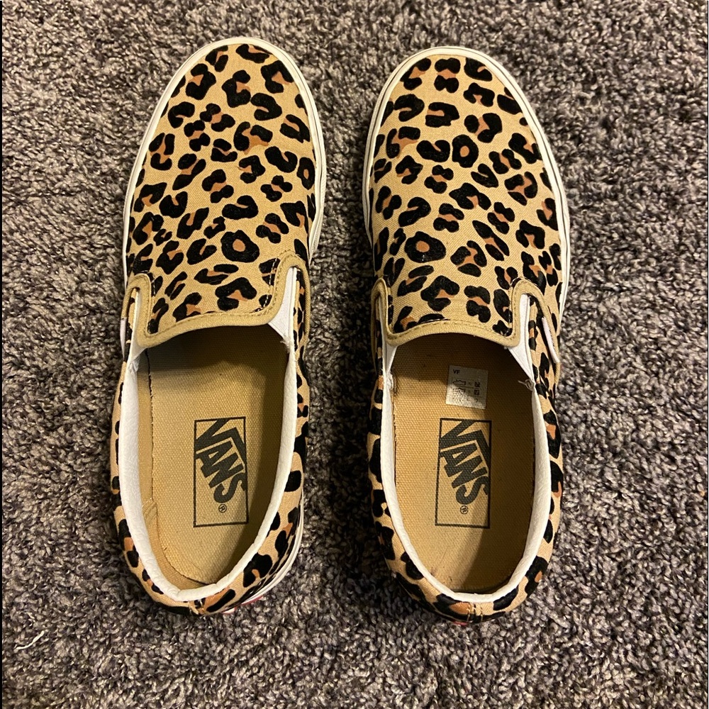 Cheetah print Vans